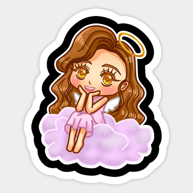 Anime Girl Sticker by LetsBeginDesigns